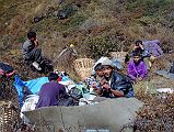 109 Lunch On Descent To Mirista Khola